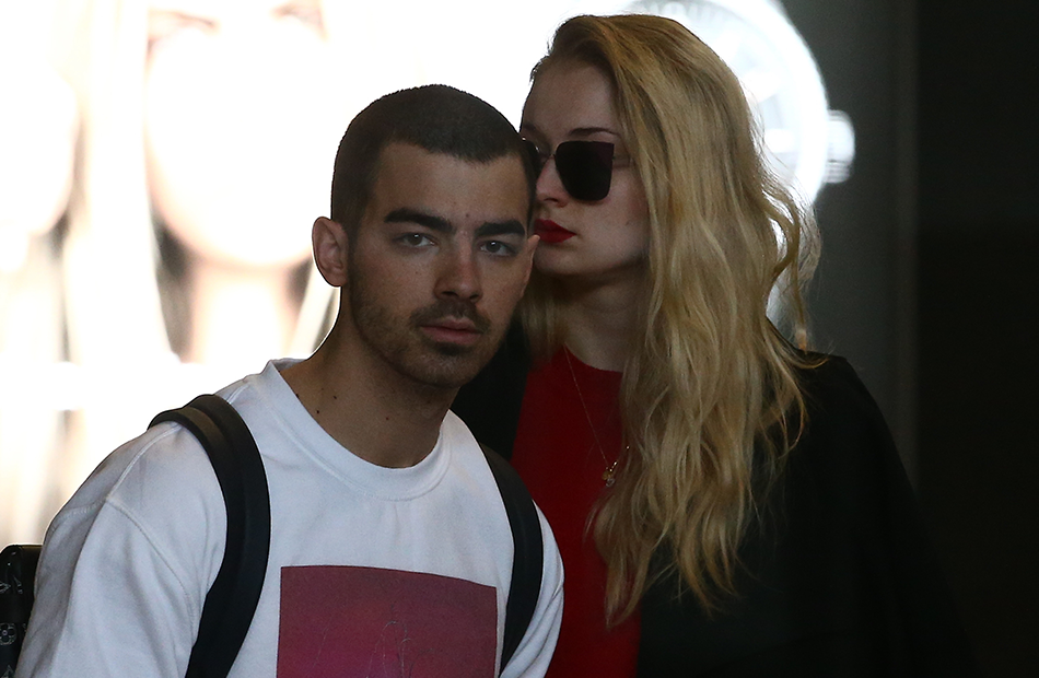 Joe Jonas und Sophie Turner Paparazzi-Aufnahme