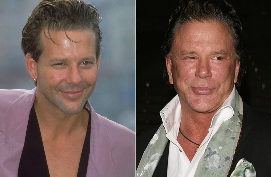 Mickey Rourke früher und heute