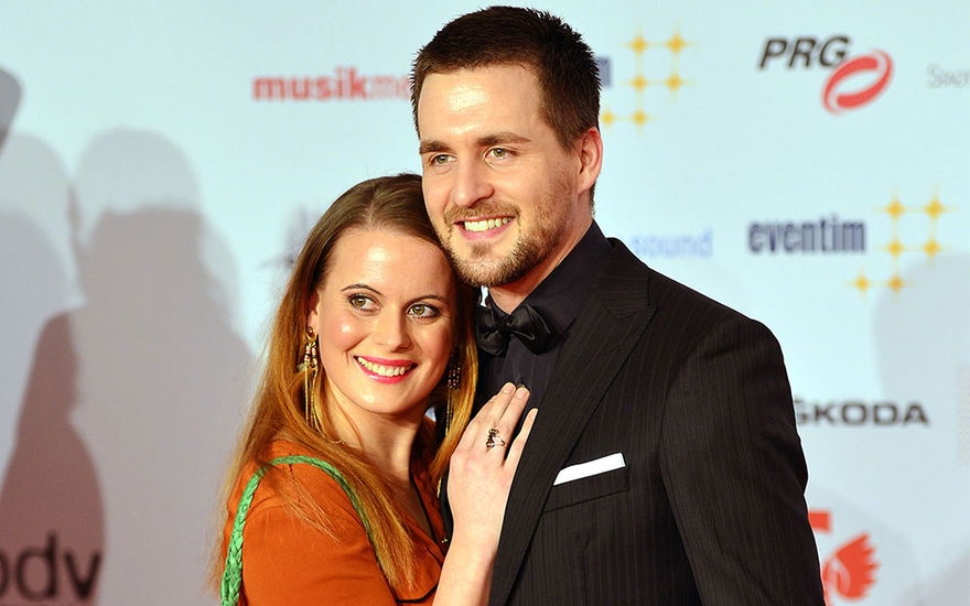 Alexander Klaws mit seiner Ehefrau Nadja