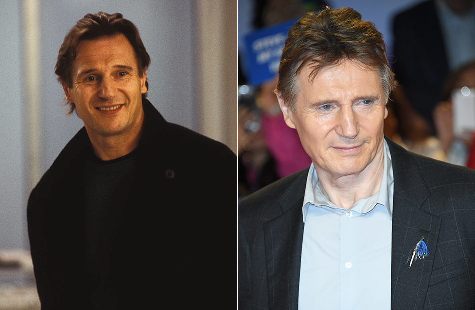 "Tatsächlich ... Liebe": Liam Neeson (Daniel) früher und heute