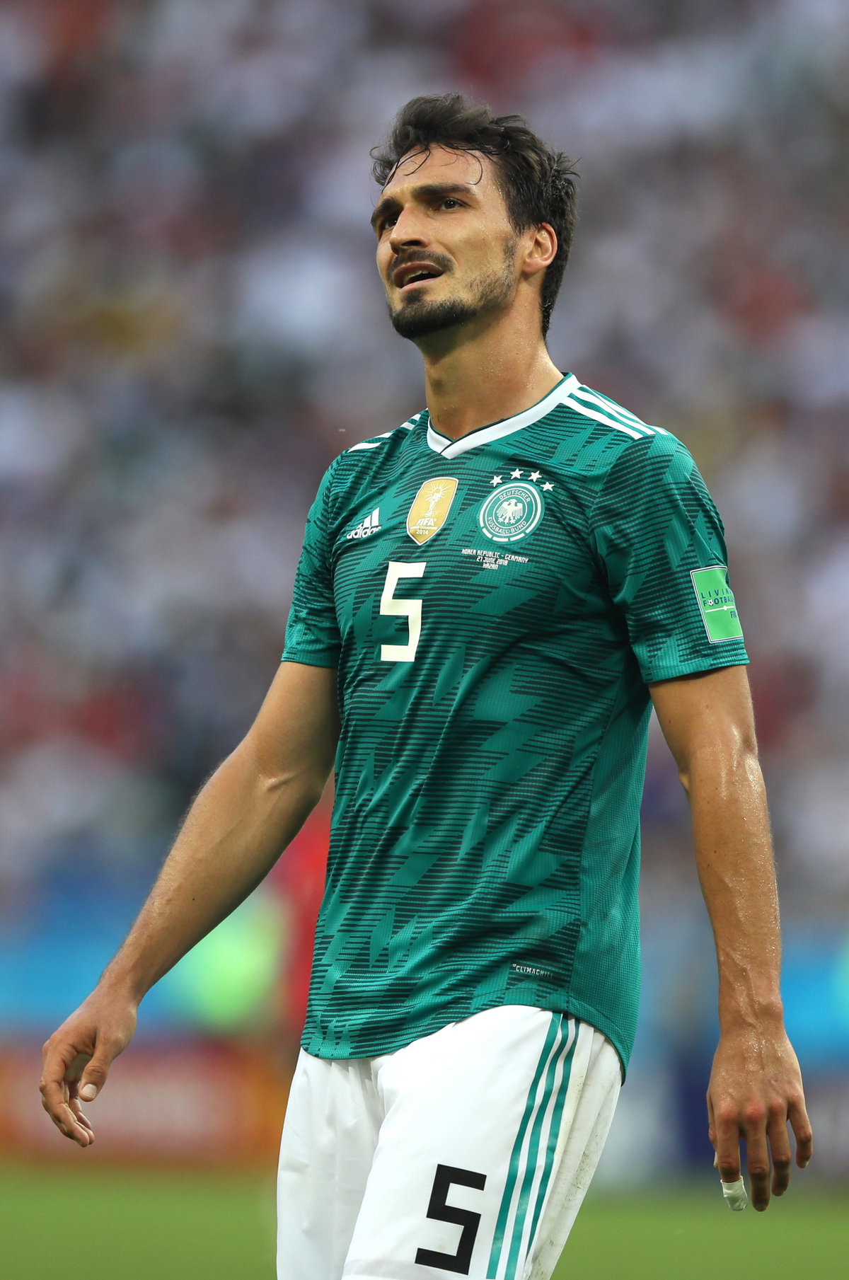 Mats Hummels auf dem Fußballplatz