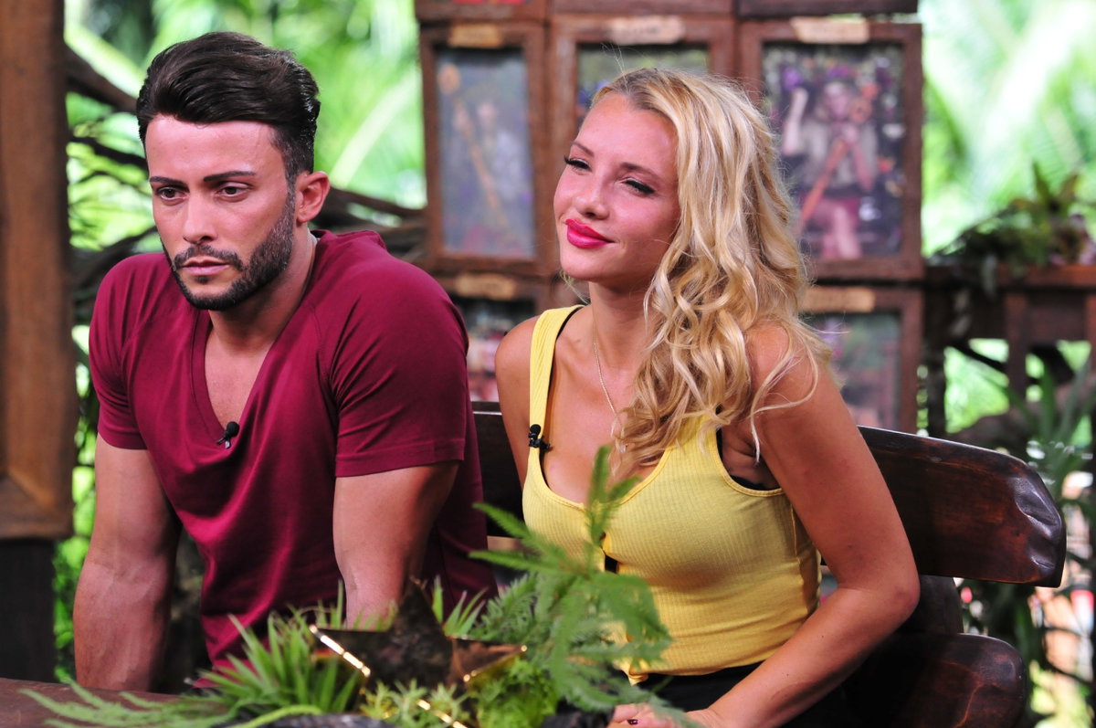 Domenico De Cicco und Evelyn Burdecki beim Dschungelcamp