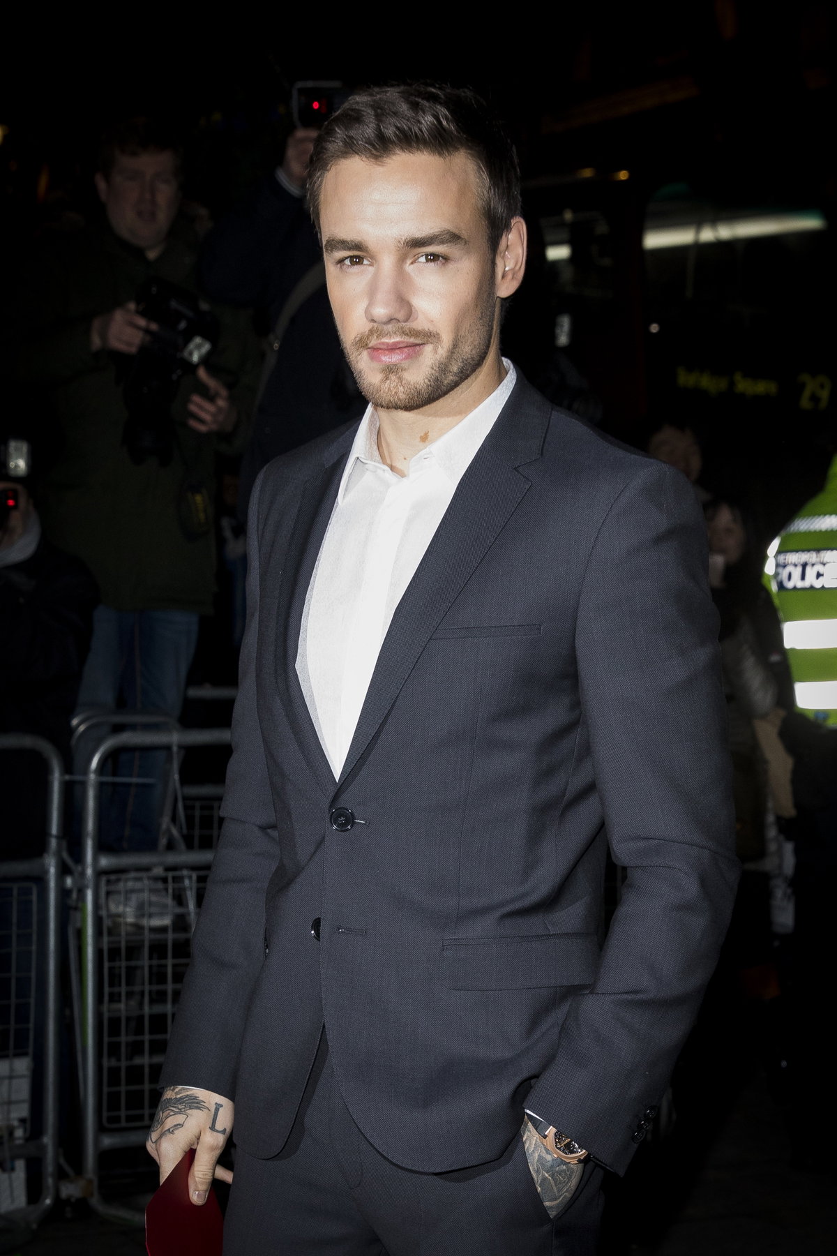 Liam Payne guckt ernst