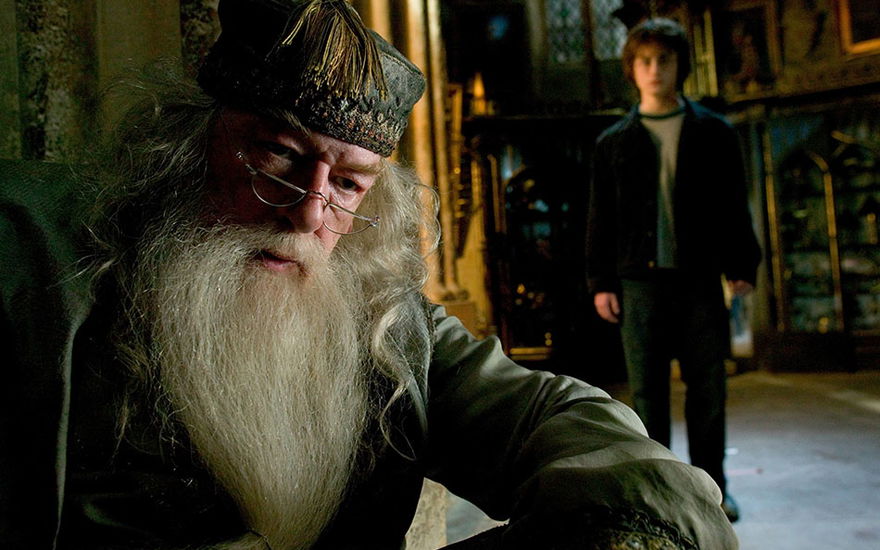 Michael Gambon als Dumbledore in "Harry Potter"