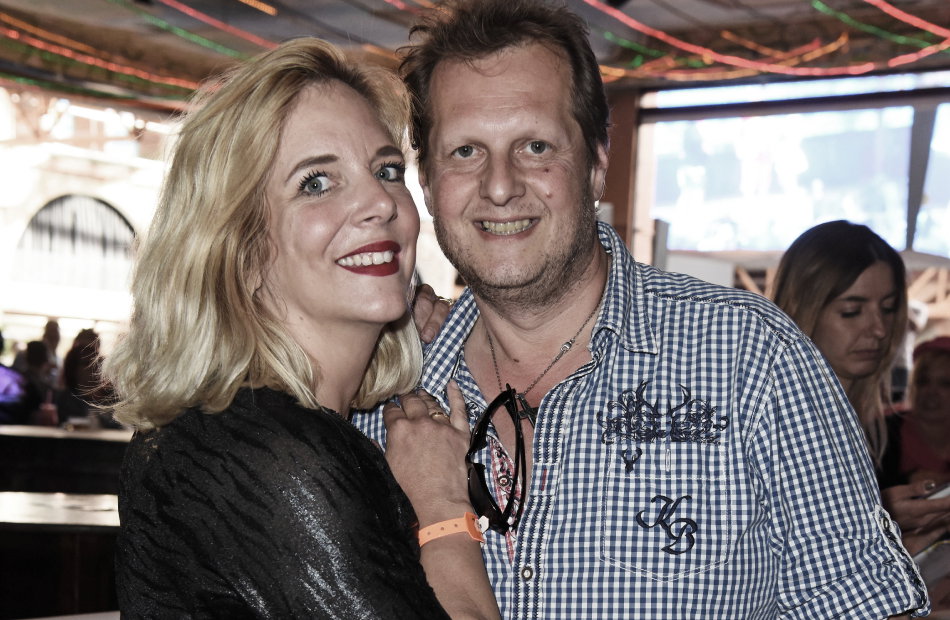 Danni und Jens Büchner lächeln