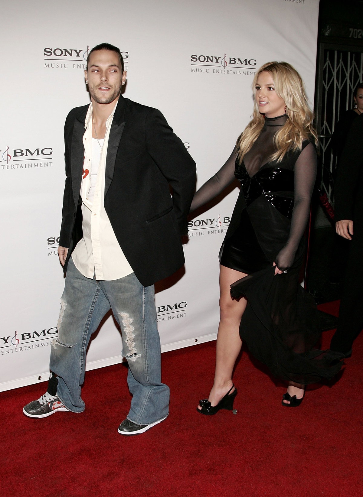 Kevin Federline & Britney Spears auf dem roten Teppich