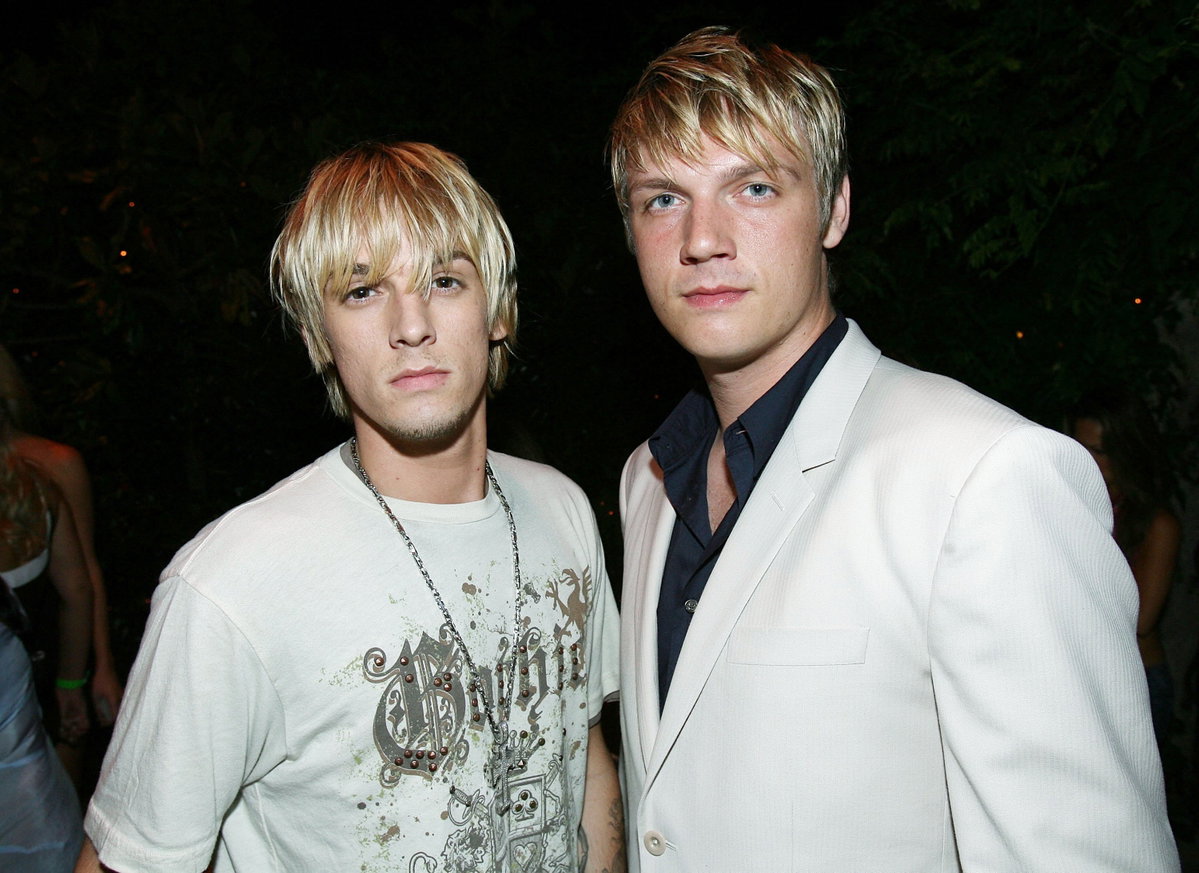 Die Brüder Aaron und Nick Carter.