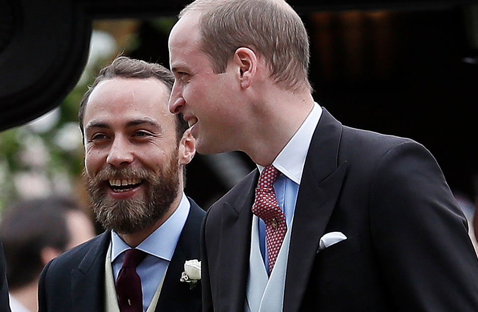 James Middleton und Prinz William.