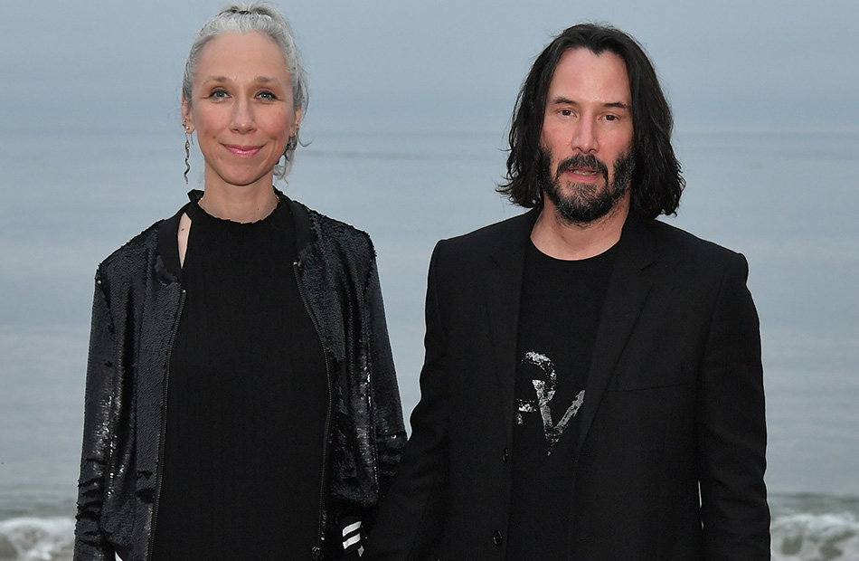 Keanu Reeves und Alexandra Grant Hand in Hand