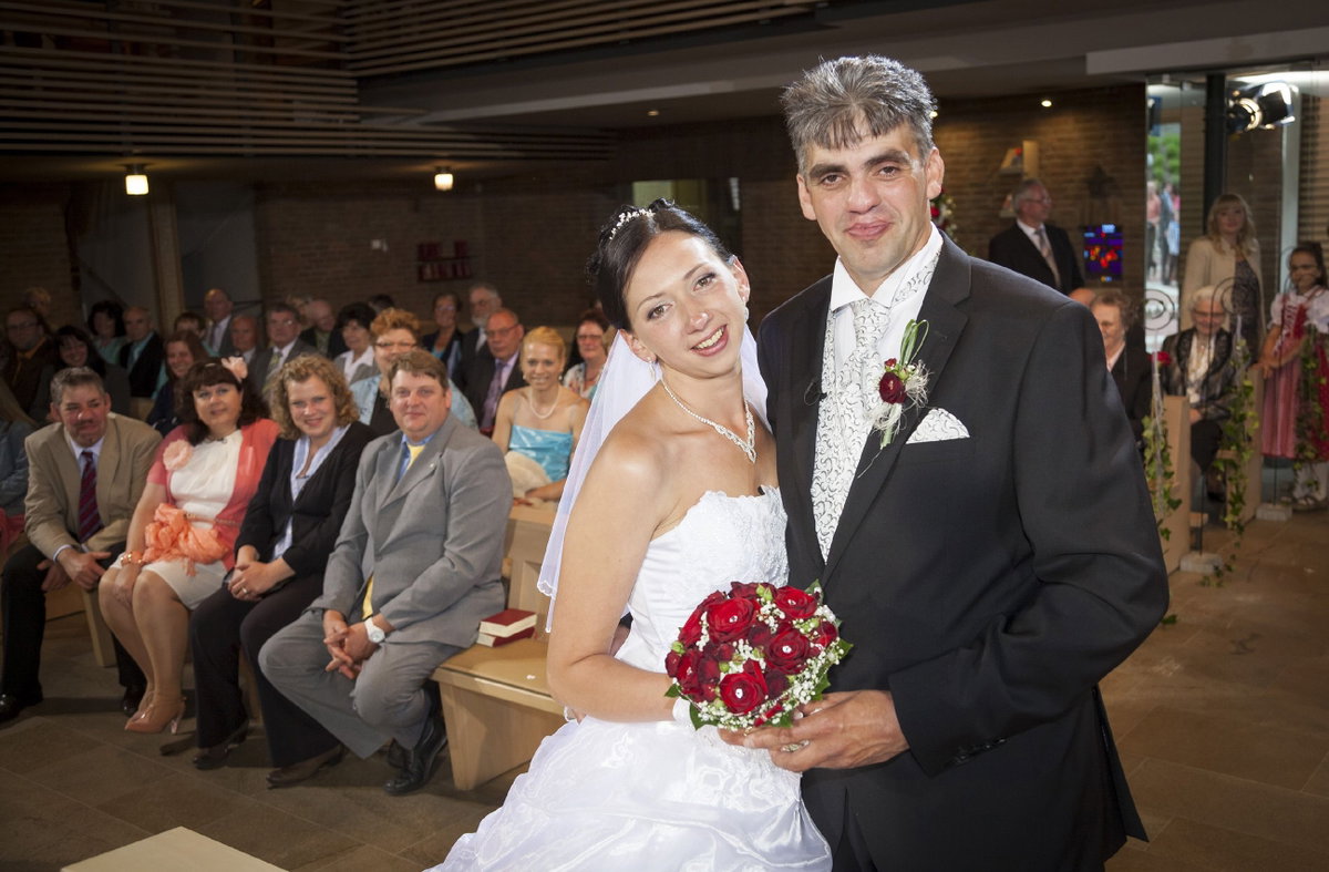 Das "Bauer sucht Frau"-Paar Lämmes und Anna bei ihrer Hochzeit