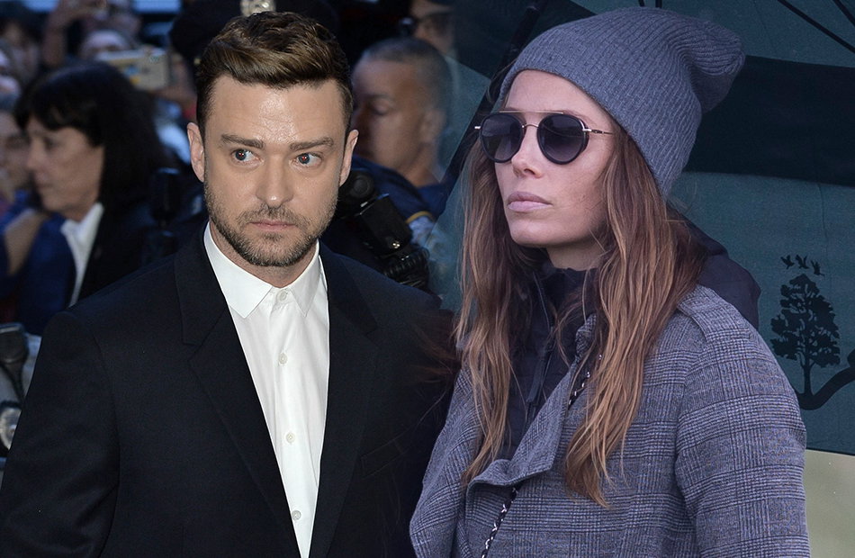 Justin Timberlake und Jessica Biel ernst