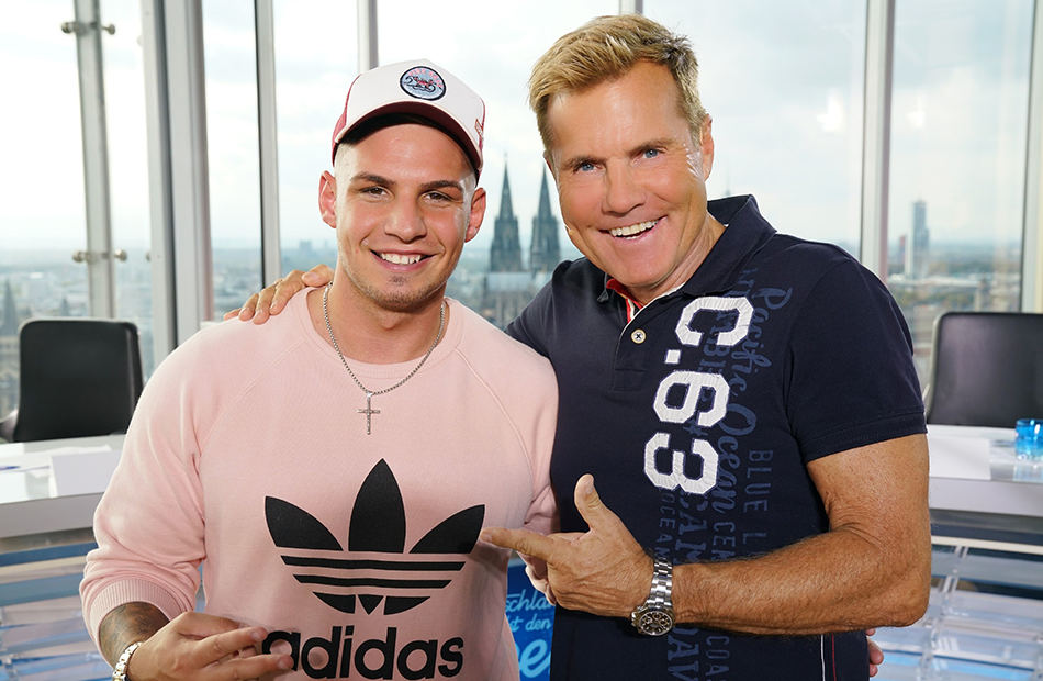 Pietro Lombardi und Dieter Bohlen Arm in Arm bei DSDS