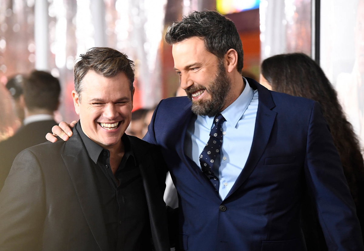 Matt Damon und Ben Affleck lachen