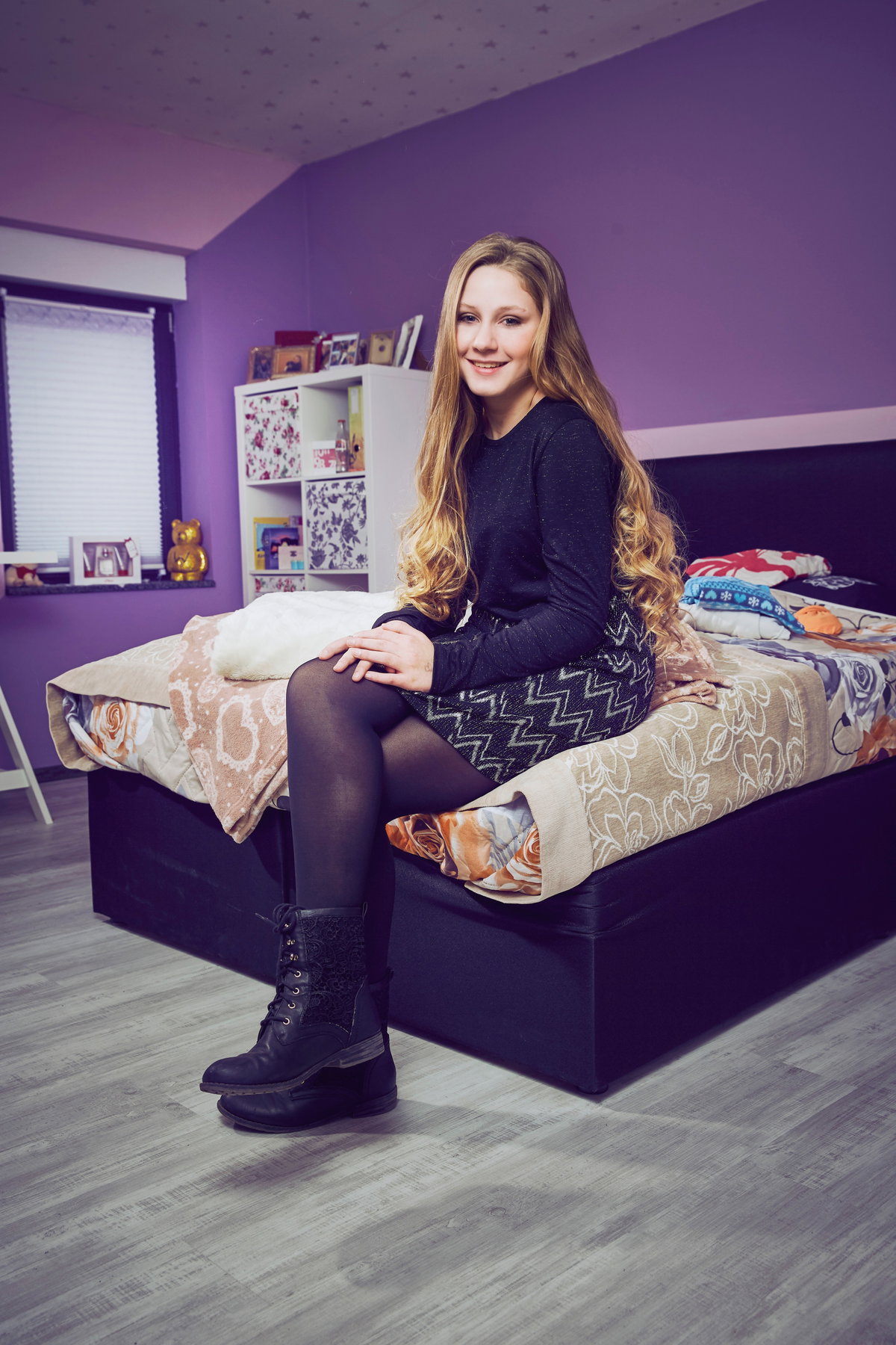 Loredana Wollny als Teenager