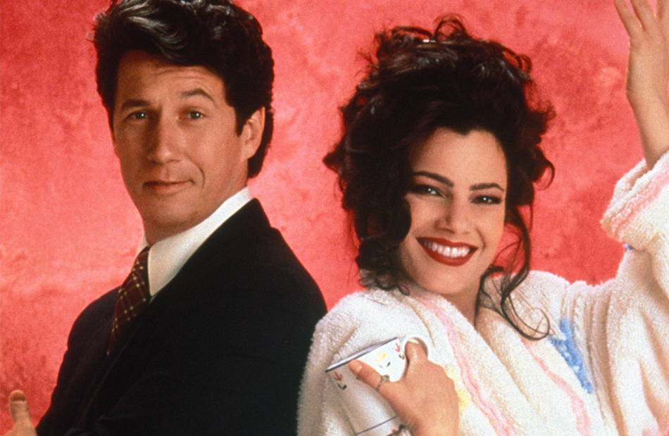 Fran Drescher und Charles Shaughnessy bei "Die Nanny"