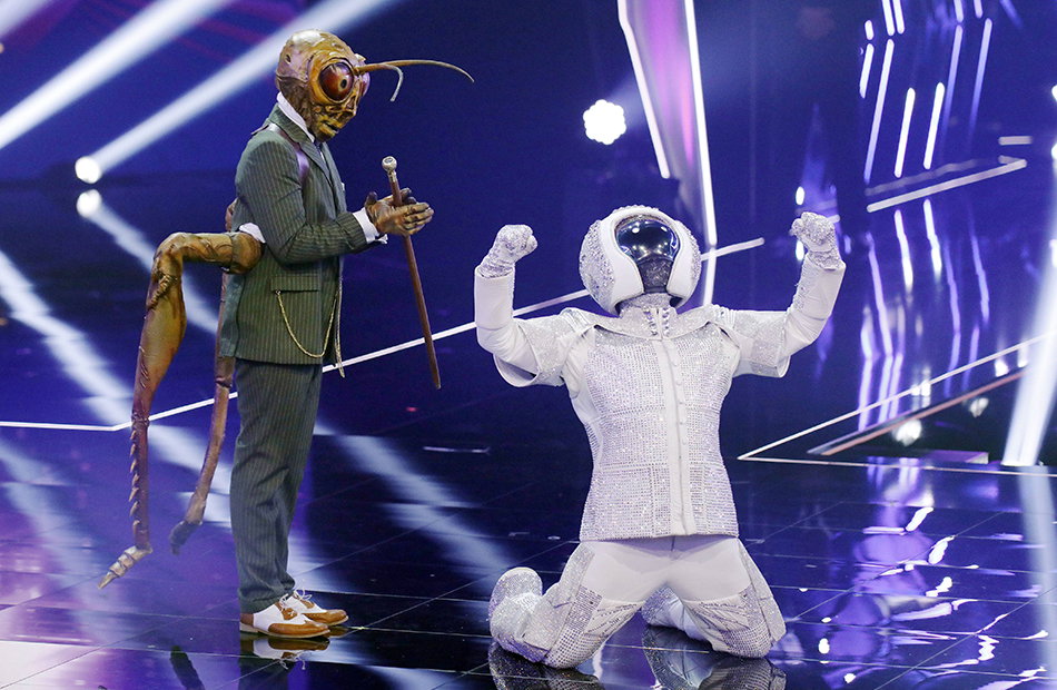 Gil Ofarim als Grashüpfer bei "The Masked Singer"