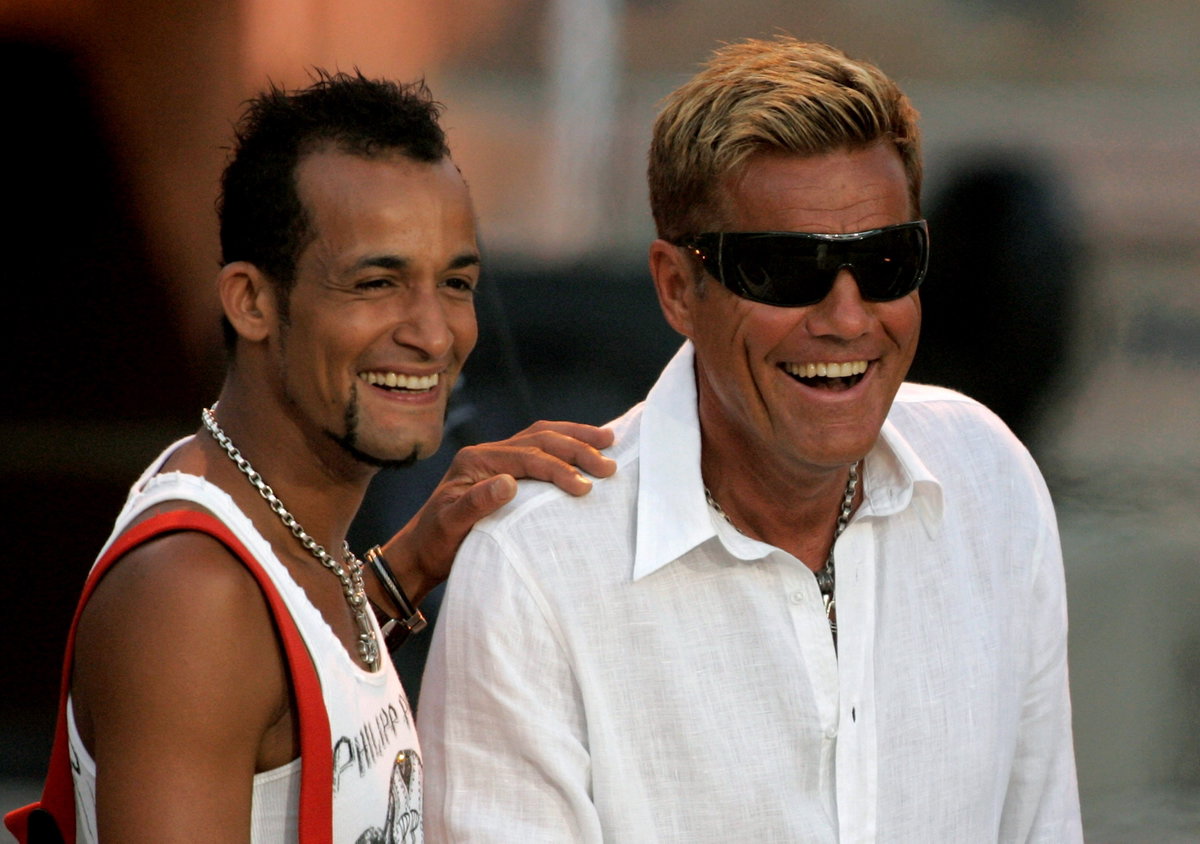 Mark Medlock und Dieter Bohlen lachen