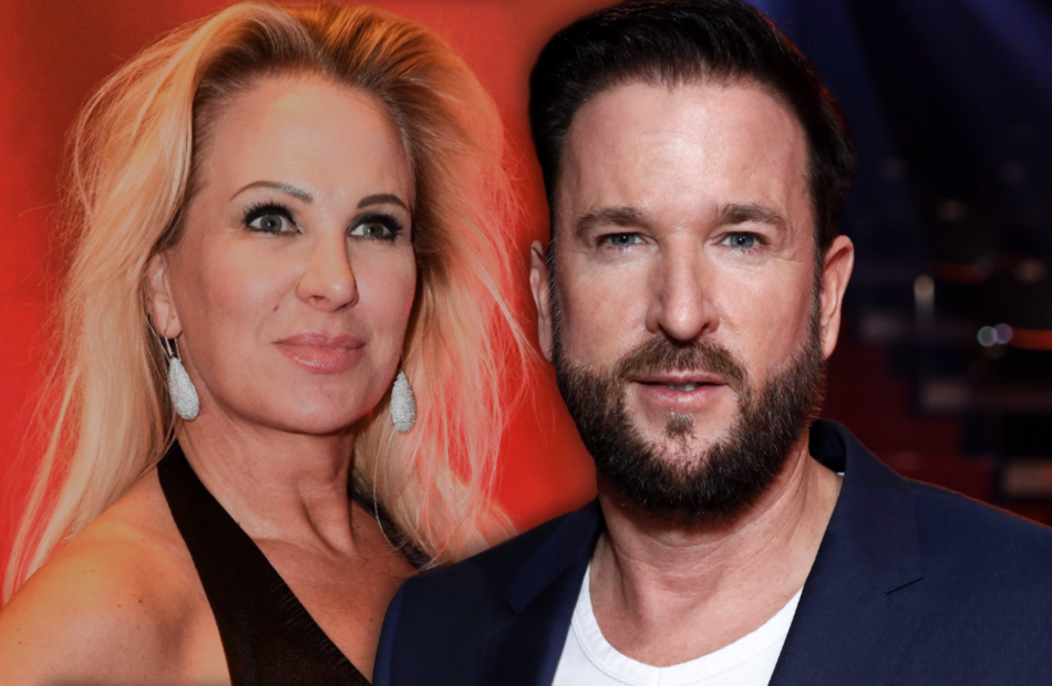 Claudia Norberg lächelt, Michael Wendler guckt ernst