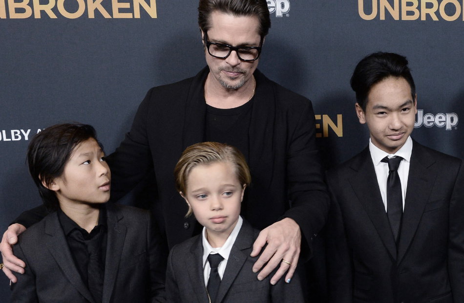 Brad Pitt mit Kindern