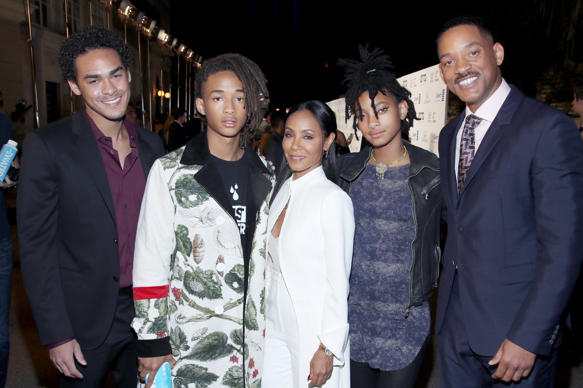 Will Smith mit Ehefrau Jada Pinkett Smith und seinen drei Kindern