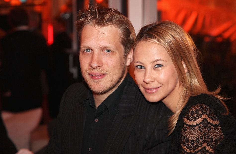 Oliver Pocher und Alessandra Meyer-Wölden lächeln