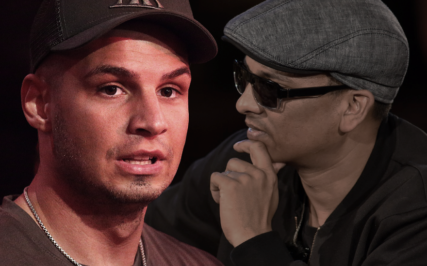 Pietro Lombardi guckt ernst, Xavier Naidoo mit Sonnenbrille