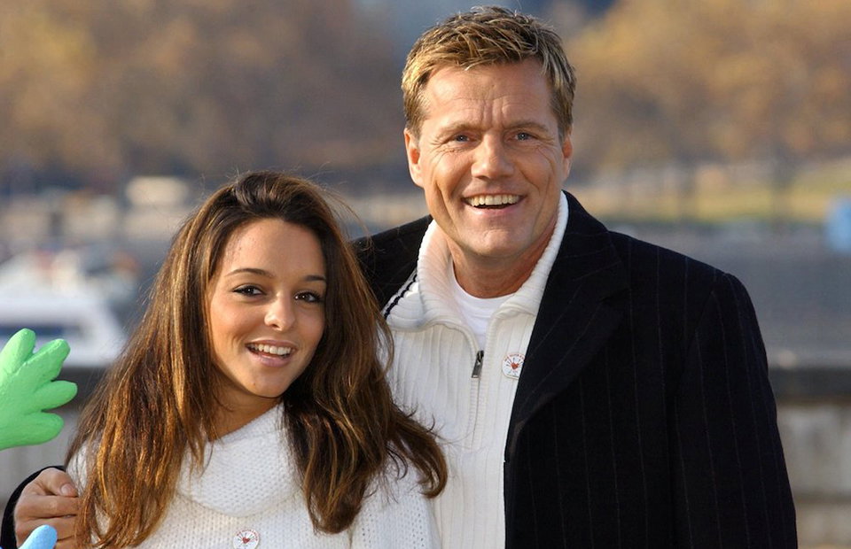 Estefania Küster und Dieter Bohlen glücklich