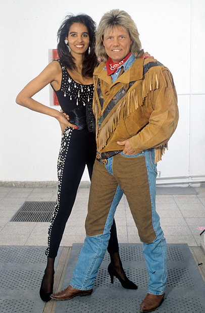 Nadja Ab del Farrag und Dieter Bohlen früher