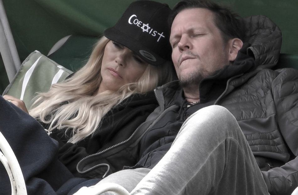Diana Herold und Michael Tomaschautzki traurig