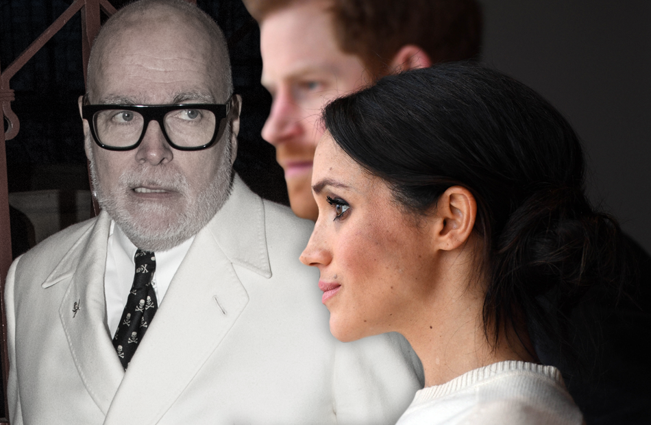 Collage Gary Goldsmith, Prinz Harry und Herzogin Meghan