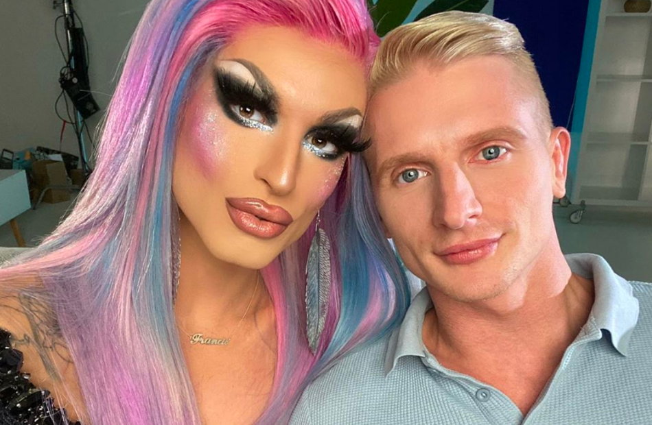 Dragqueen Katy Bähm mit Ehemann Francis