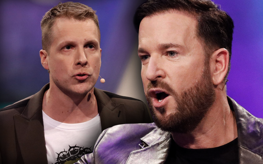 Collage von Oliver Pocher und Michael Wendler