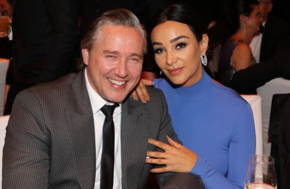 Franjo und Verona Pooth lächeln