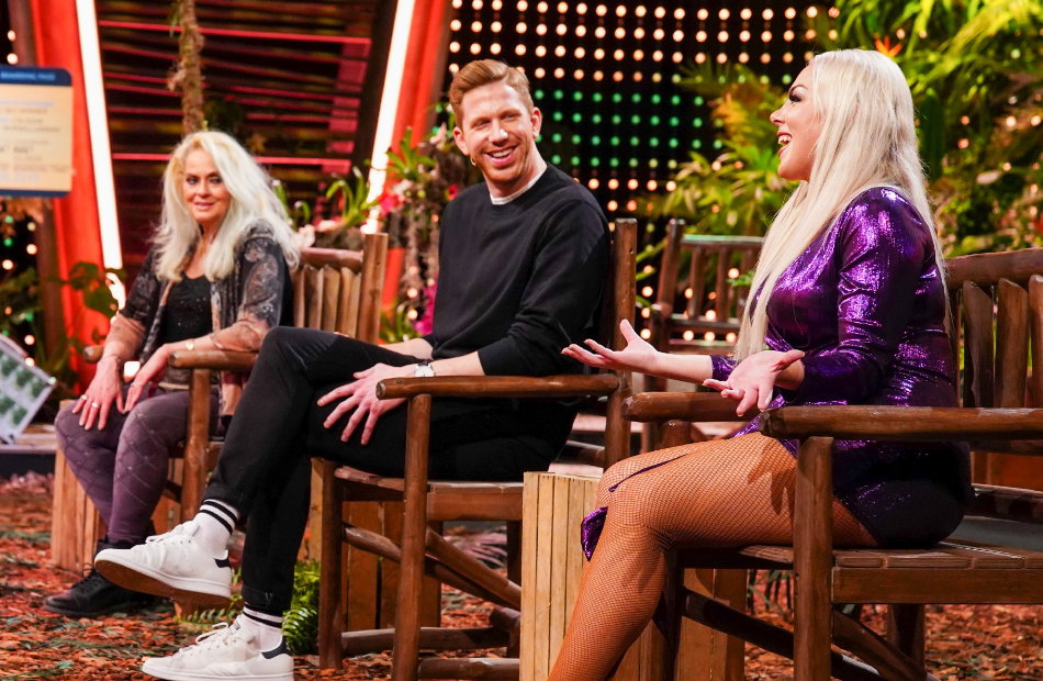 Bea Fiedler, Lars Tönsfeuerborn, DSDS-Kandidatin Lydia in der Dschungelshow 2021