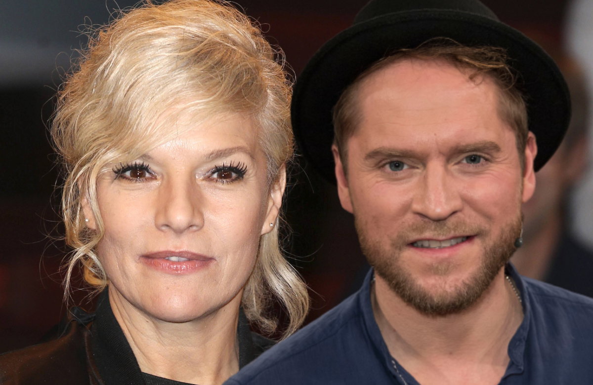 Ina Müller und Johannes Oerding lächeln leicht