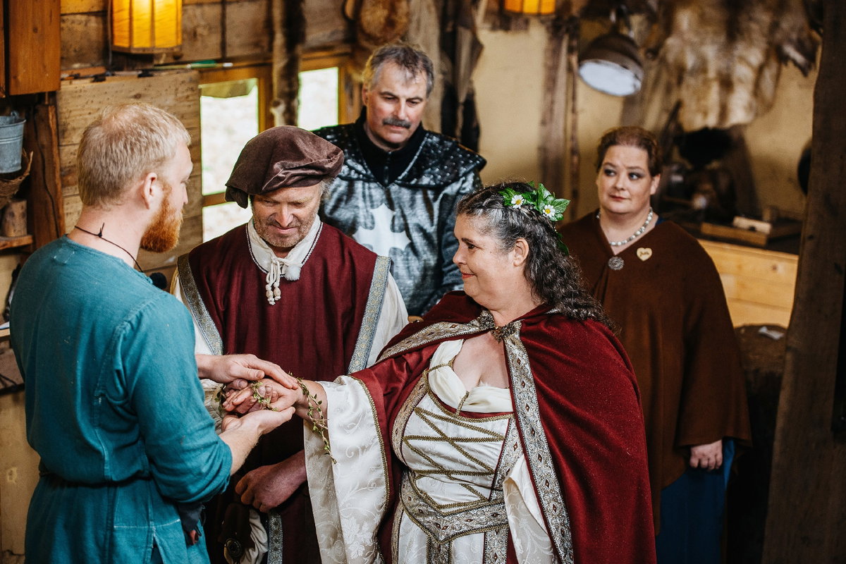 "Das Hochzeit auf den ersten Blick"-Paar Petra und Norbert bei ihrer Trauung.