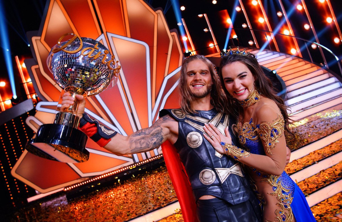 Rúrik Gíslason und Renata Lusin bei "Let's Dance"