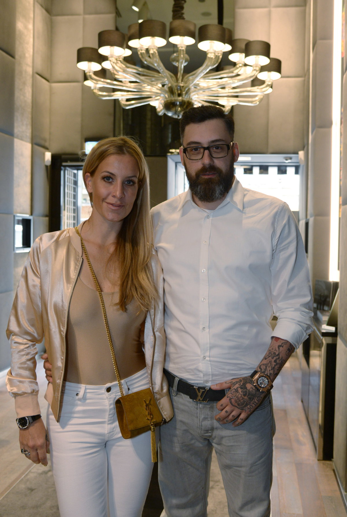 Charlotte Würdig und Sido nebeneinander