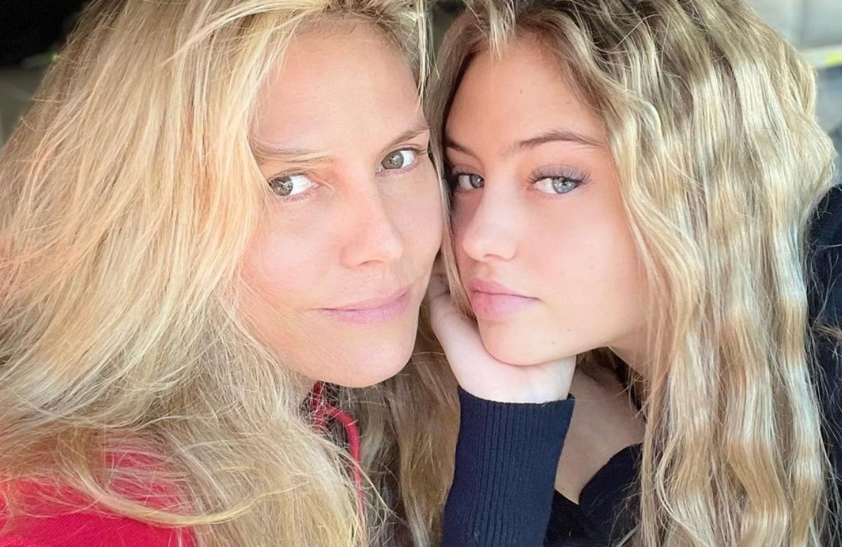 Heidi und Leni Klum Selfie