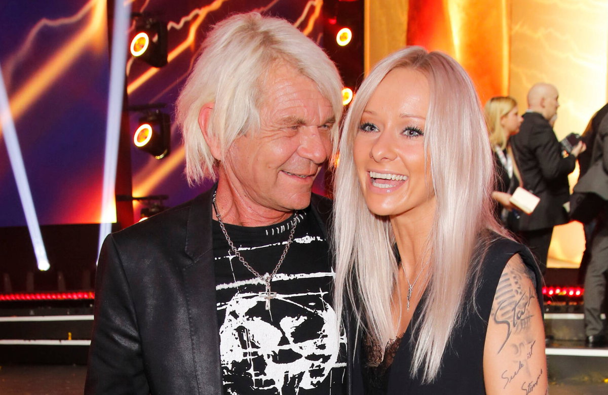 Matthias Reim und Christin Stark lachen