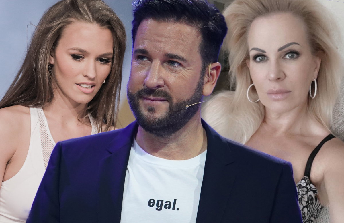 Laura Müller, Michael Wendler und Claudia Norberg schauen ernst