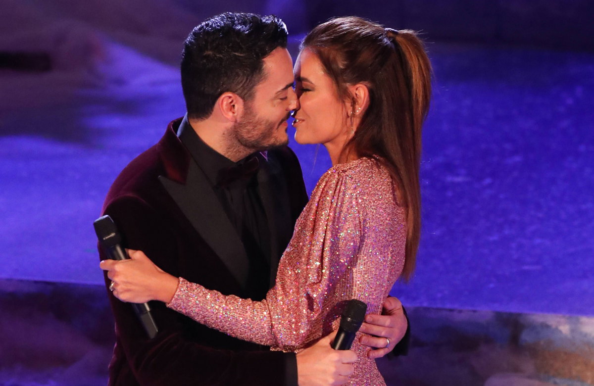 Giovanni und Jana Ina Zarrella turteln