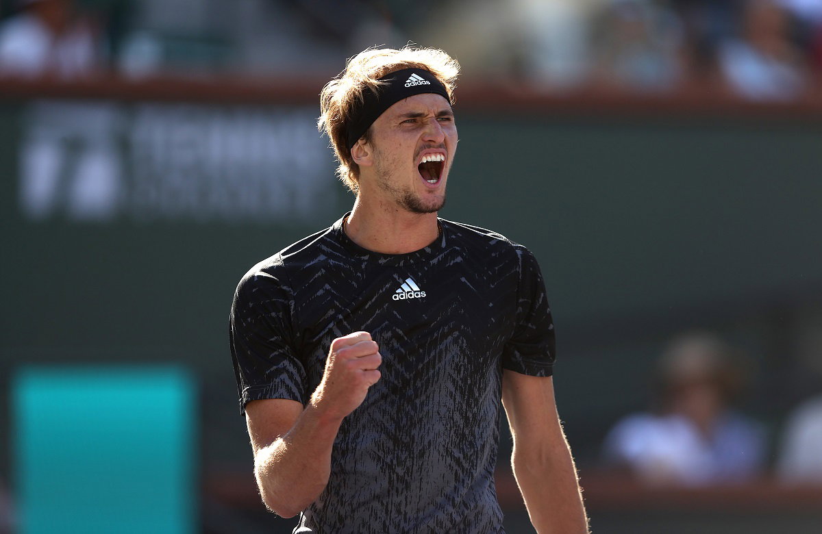 Alexander Zverev jubelt