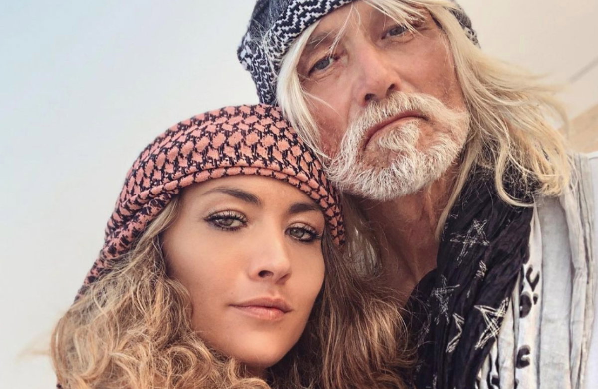 Fiona Erdmann und ihr Vater Gerd in Dubai.