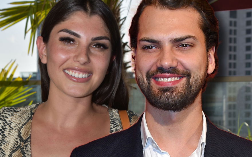 Yeliz Koc und Jimi Blue Ochsenknecht lächeln