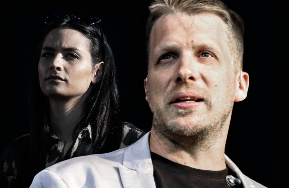 Amira Pocher und Oliver Pocher gucken ernst