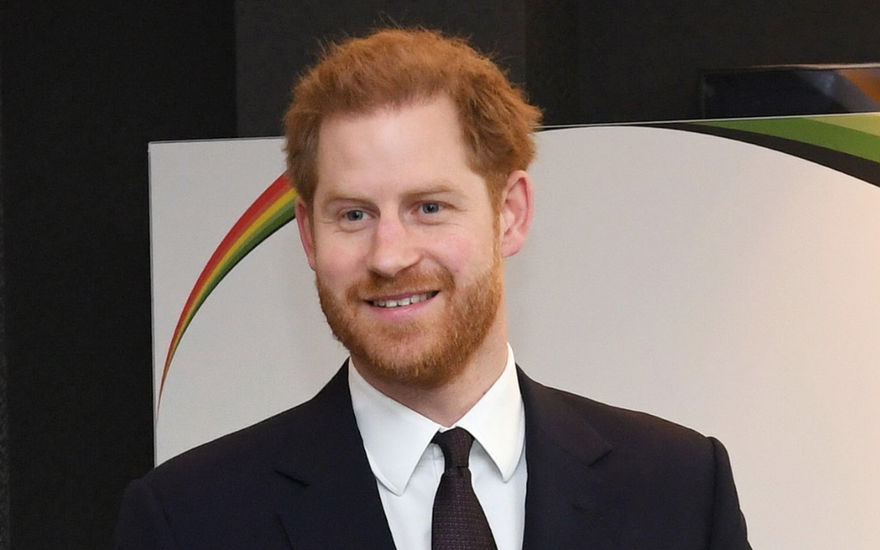 Prinz Harry im Anzug