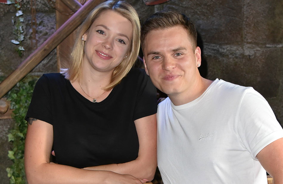 Anne Wünsche und Henning Merten glücklich