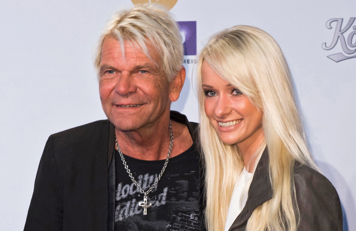 Matthias Reim und Christin Stark strahlen