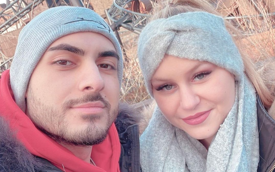 Sarah-Jane Wollny mit ihrem Freund Tinush